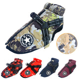 Trisaro Dogwalk - Hundejacke mit Geschirr für warme Spaziergänge